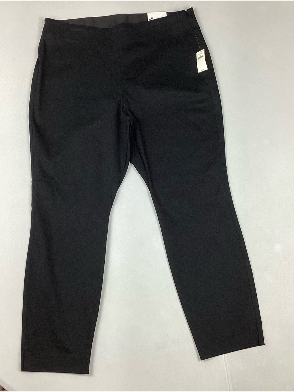 Old Navy Black Skinny Stretch Elastic Waist Ankle Pants Size 16 NEW! MSRP $29.99